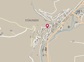 Lage Stadtplan - 3 Zimmer Etagenwohnung in Stühlingen