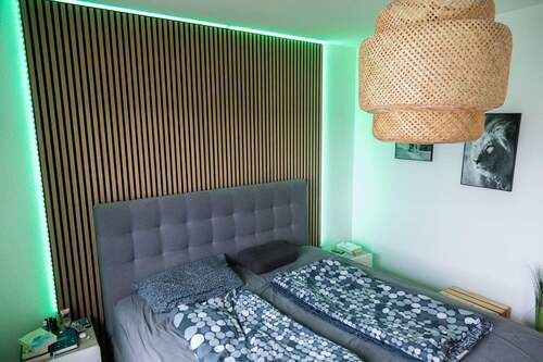 Schlafzimmer Highlight beleuchtete Wand3 - 
