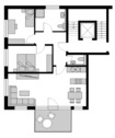 Grundriss Wohnung Nr.1 - 