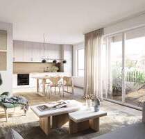 Baubeginn erfolgt: 4-Zimmer-Familienwohnung mit Süd-Loggia und Gartenanteil - Berlin Reinickendorf