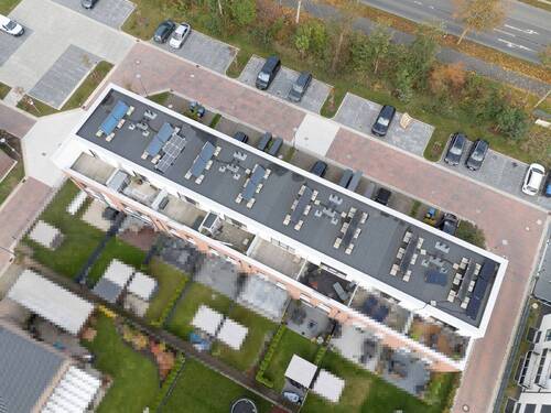 Luftbild - Stilvolle Architektur trifft hochwertigen Wohnkomfort