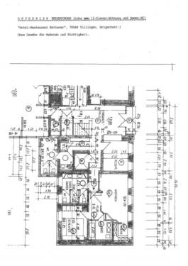 Grundrißplan 2-Zi-Wohnung, Erdgeschoss - 