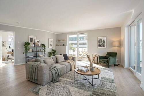 Wohnraum eingerichtet - 