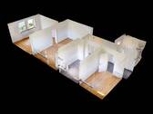 3D-Ansicht-Grundriss - 