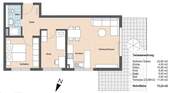Grundriss der Wohnung - 
