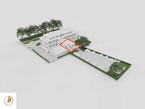 WE 7 Lageplan Modell - Süd-Ost - 