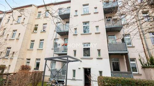 Außenansicht 1 - 2 Zimmer Etagenwohnung zum Kaufen in Leipzig