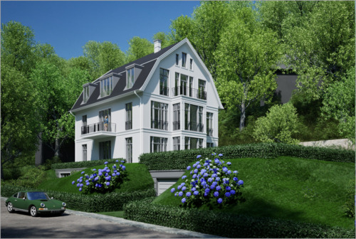 Visualisierung - Wohnen in Hamburgs Toplage an der Elbe!