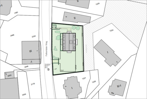 Lageplan - Grundstück in Hamburg