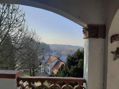 Blick von Balkon i. Rheinebene - 