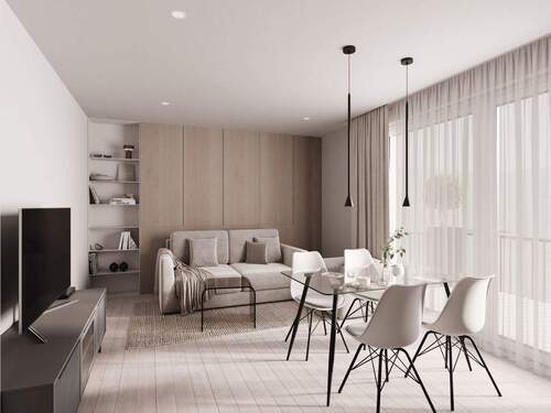 Beispiel Wohnbereich! - Etagenwohnung mit 68,20 m² in Trebur zum Kaufen