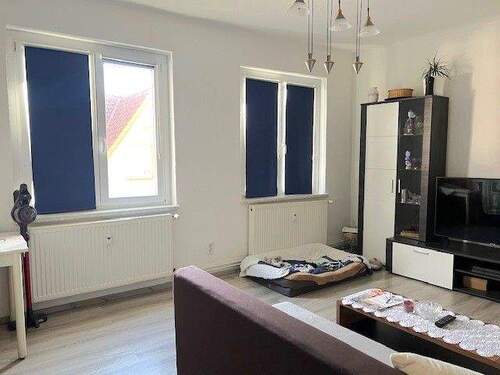 Wohnzimmer - 2 Zimmer Etagenwohnung zur Miete in Güstrow - Güstrow