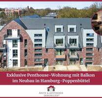 Exklusive Penthouse-Wohnung mit Balkon im Neubau in Hamburg-Poppenbüttel
