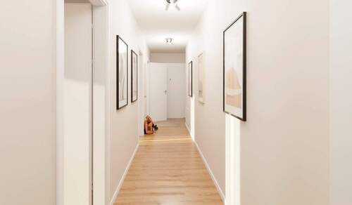 Eingangsbereich - Etagenwohnung mit 77,30 m² in Düsseldorf zum Kaufen