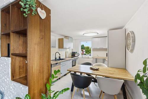 Blick in die Küche - 