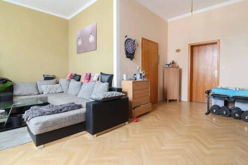 Wohnzimmer EG - 1 Zimmer Mehrfamilienhaus, Wohnhaus in Rahden