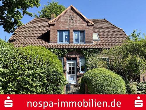 Außenansicht - Holländerstädtchen Friedrichstadt: Einfamilienhaus mit Garage