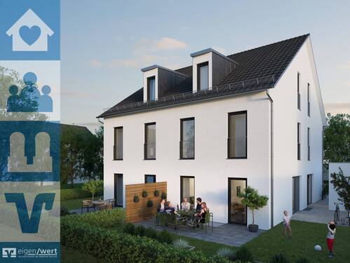 Stadthaus Freimann - Ihr neues Zuhause im Münchner Norden: Neubau-Stadthaus in Freimann