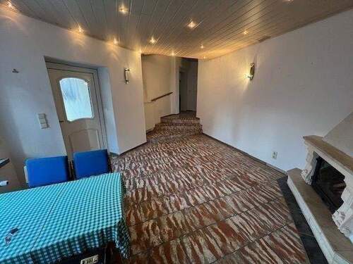 große Wohndiele mit Kamin - 