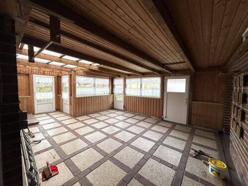 Geschlossene überdachte Terrasse - 