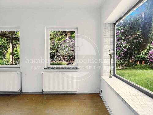 Wohnzimmer - Einfamilienhaus mit 72,00 m&sup2; in Hamburg zum Kaufen
