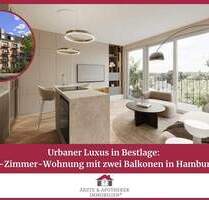 Urbaner Luxus in Bestlage: Moderne 2-Zimmer-Wohnung mit zwei Balkonen in Hamburg