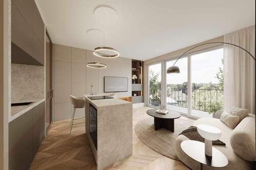 Visualisierung - Wohn- und Essbereich - 