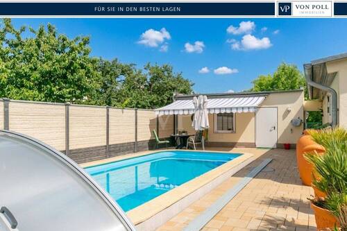 Poolparadies - Wohnen wie im Urlaub: Großzügiges 8-Zimmer-Haus mit privater Pool-Oase