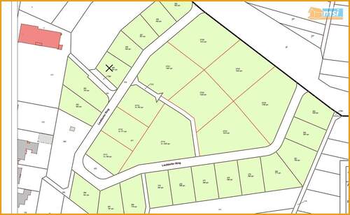 Lageplan-Grundstück - 