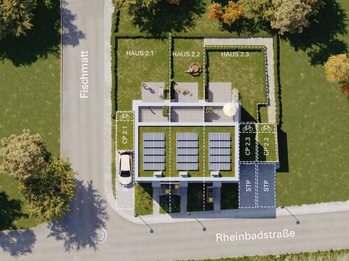 Lageplan RH - Reihenendhaus mit 133,00 m&sup2; in Schwörstadt zum Kaufen