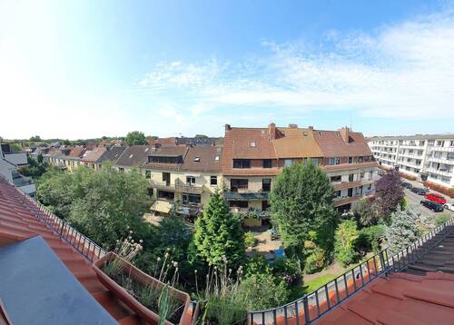 Rückwärtiger Ausblick. - 