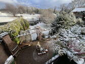 Blick vom Balkon im Winter - 