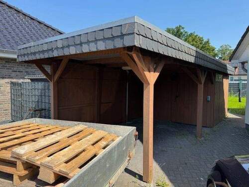 Carport mit Abstellraum - Bungalow mit 107,00 m&sup2; in Munster zum Kaufen