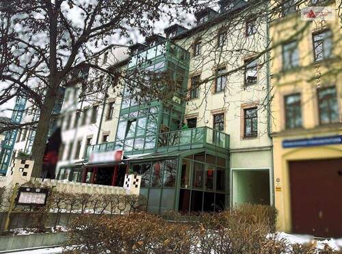 Straßenansicht seitl - 2 Zimmer Etagenwohnung zum Kaufen in Chemnitz / Zentrum