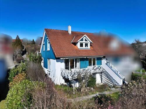 Außenansicht - DOPPELHAUSHÄLFTE + ELW MIT FERNSICHT AUF BODENSEE UND ALPEN