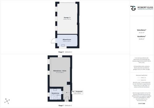 Nebengebäude DG + Garage - 