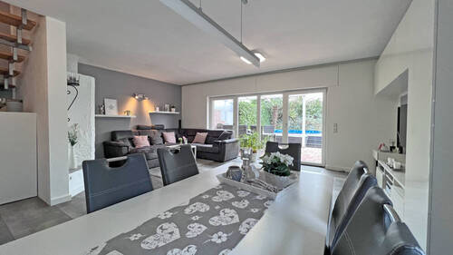 Wohn- und Essbereich - 4 Zimmer Doppelhaushälfte in Rheinberg