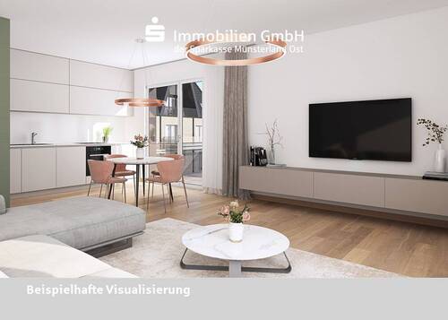Wohn-/ Essbereich 02 - Mehrfamilienhaus, Wohnhaus zum Kaufen in Münster / Mauritz