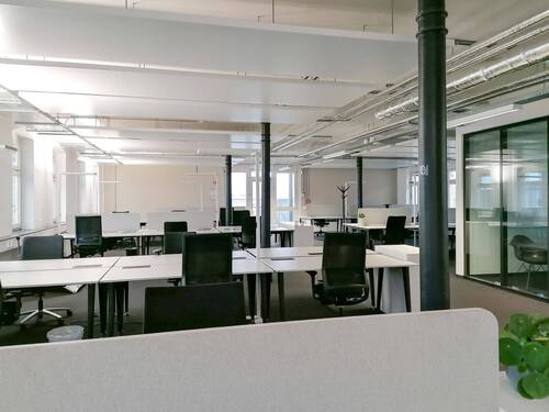 Titelbild - New Work Coworking erleben - Coworking Space mit Loft Stil - All-in-Miete