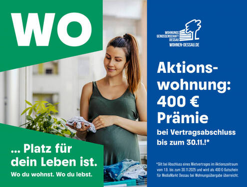 Titelbild - Sanierte 3-Raumwohnung mit Balkon