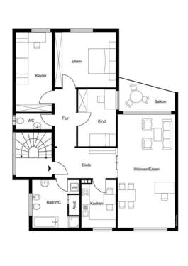 GR-OG - Etagenwohnung mit 105,00 m² in Attendorn zum Kaufen