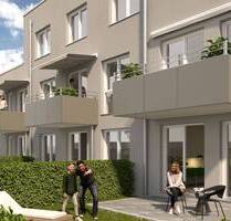 Perfekt geschnittene 3-Zimmer-Neubau-Whg. in Poppenreuth, Bad mit Fenster, Abstellraum, Balkon mit Markise, sonnige Südwest-Lage im 1.OG - Fürth Ronhof