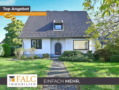 Haus Außenansicht - Charmantes Einfamilienhaus auf großem Grundstück in Widdersdorf!