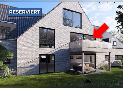 Außenansicht - 3-Zimmer-Neubauwohnung mit Balkon - energieeffizient & elegant