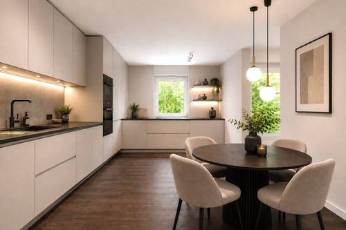 Küche - Exklusive 3,5-Zimmer-Wohnung mit Design-Ausstattung & urbanem Wohngefühl