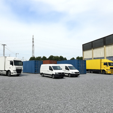 Außenfläche - Halle zur Miete in Mannheim