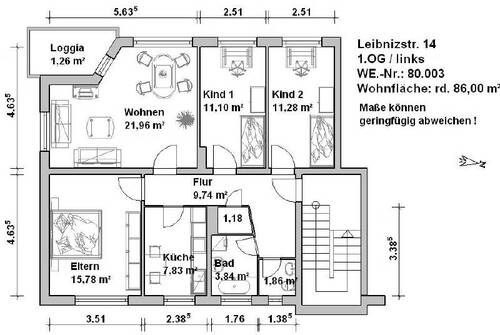 VE 80003 Leibnizstr14 1OG li - 