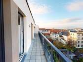 Ansicht II: Gemeinschaftliche Dachterrasse - 