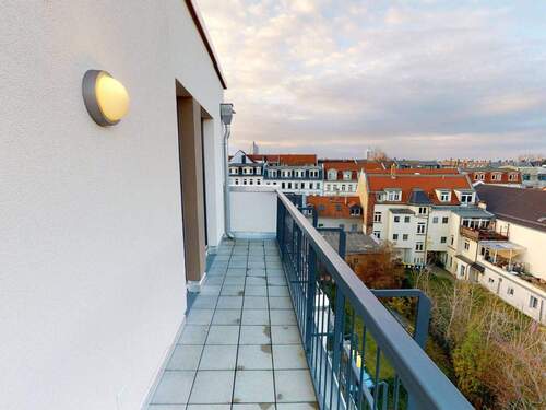 Ansicht I: Private Dachterrasse - 
