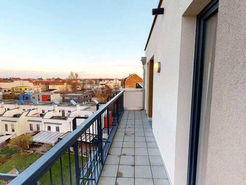 Ansicht II: Private Dachterrasse - 